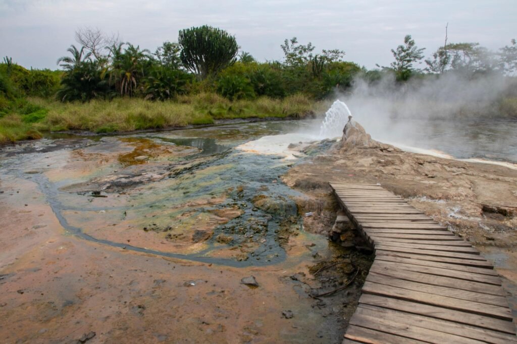 Sempaya Hot Springs Area in Semuliki National Park